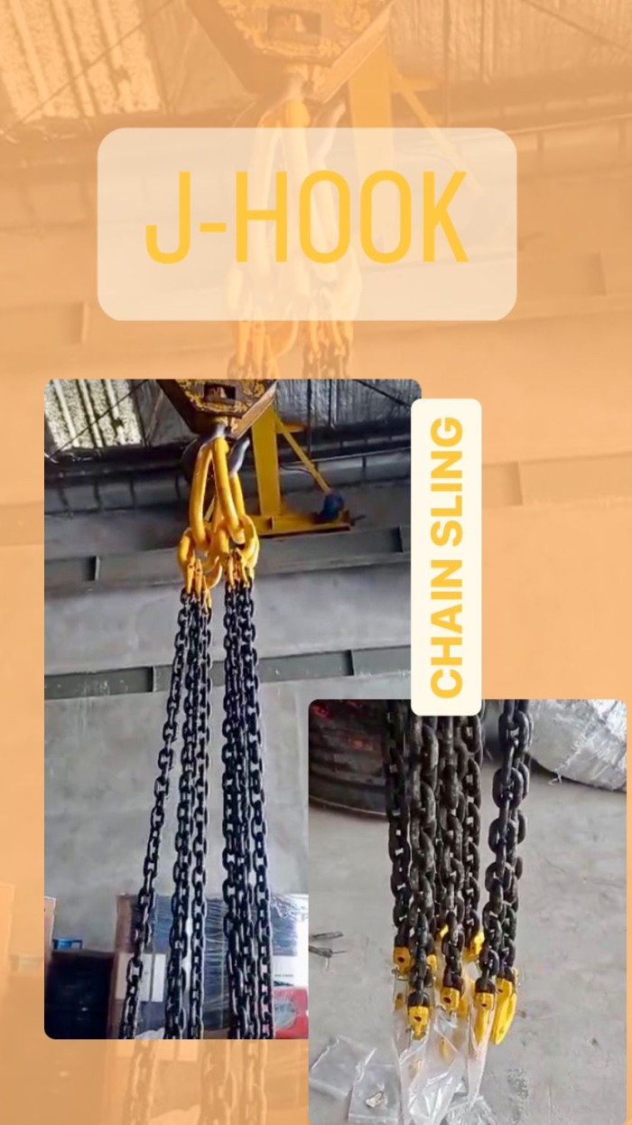 Lifting Equipment Chain Sling J-Hook